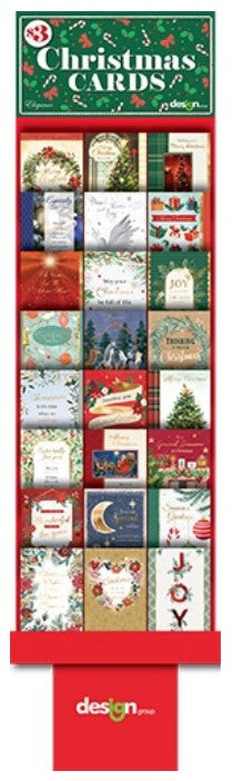 XEFULL240: Xmas Elegance Cards 240pc Set with Stand-1