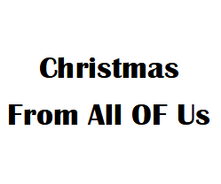 X-Mas $2 Card From All Of Us
