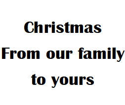 X-Mas $2 Card From our family to yours (12pcs/pk)-zoom-