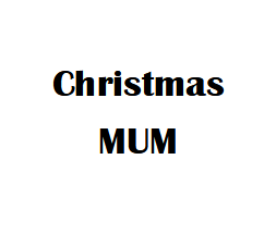 X-Mas $2 Card Mum