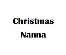 X-Mas $2 Card Nanna