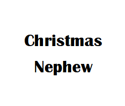 $2.5 Cards X-Mas Nephew