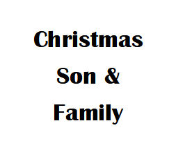$2.5 Cards X-Mas Son & Family