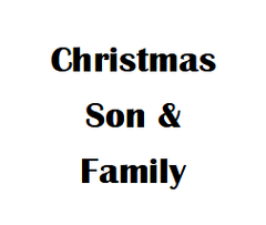 $2.5 Cards X-Mas Son & Family