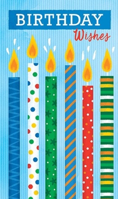 BINZA1358: Apsley Male Birthday (12pcs/pk)-1